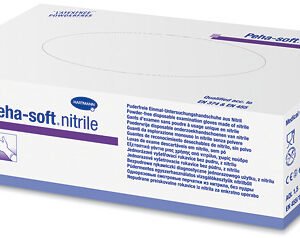 Manusi examinare Peha-Soft nitril nepudrate albe