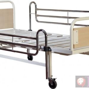 Pat spital cu actionare manuala si saltea TM 4013