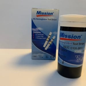 Teste hemoglobina Acon Mission HB