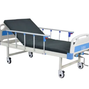 Pat spital mecanic cu 2 functii si saltea PBXB-M2
